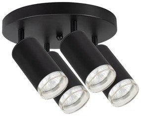 Brilagi - Luce Spot da bagno SELE AQUA 4xGU10/30W/230V IP44 nero