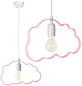LAMPADA NUVOLETTA PENSILE ROSA CHIARO