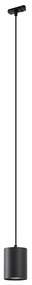 Lampada a sospensione nera moderna per sistema a binario monofase GU10 70mm - Iconic Holt