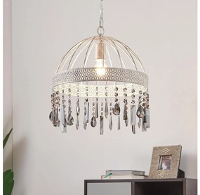 Eglo 43587 - Lampadario su corda STEELEVILLE 1xE27/40W/230V