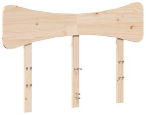 Testiera 135 cm in legno massello di pino