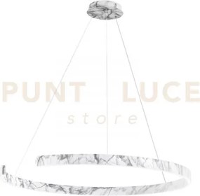 Lampadario a sospensione led navel marmo 50w 6600lm cct 3000 4000 6...