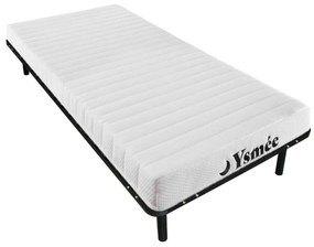 Set rete con doghe + materasso in schiuma, 7 zone 25 kg/m3 STELO KIDS - sp. 12 cm - YSMÉE - 90 x 190 cm