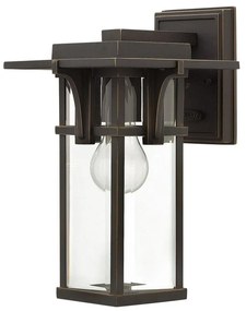 Applique classico chic da esterno HK-MANHATTAN2-S bronzo IP44 1X E27 ELSTEAD