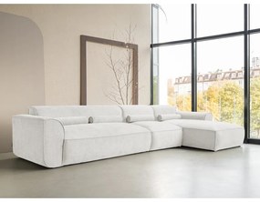 Divano angolare componibile bianco (con penisola a destra) Flex Felix – Miuform