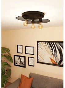 Eglo 43728 - Plafoniera IKESTON 3xE27/40W/230V