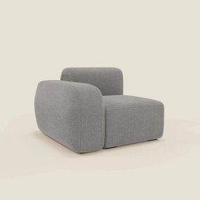 BonBon modulo terminale 105 cm sinistro o destro - tessuto smacchiabile T23 grigio