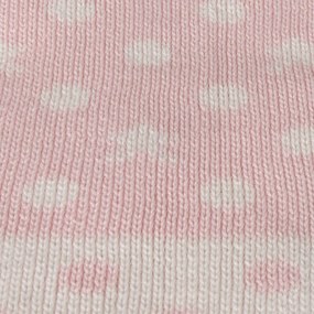 Coperta in cotone rosa Baby Dots, 90 x 90 cm - Homemania Decor