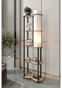 Lampada da terra con ripiani NOTO 1xE27/40W/230V beige/nero