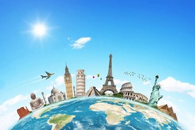 Carta da parati – Viaggio intorno al mondo