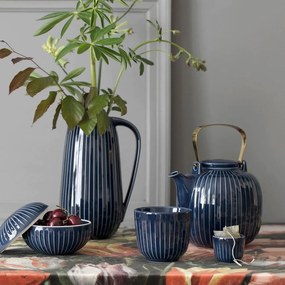 Teiera in porcellana blu scuro Hammershoi, 1,2 l Hammershøi - Kähler Design