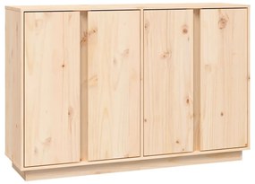 Credenza 120x35x80 cm in legno massello di pino