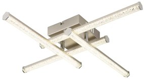 Globo 67346-24 - Plafoniera LED KIRINA LED/24W/230V 4000K cromo opaco