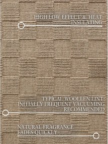 Tappeto marrone in lana tessuto a mano 120x170 cm Scala – Villeroy&amp;Boch