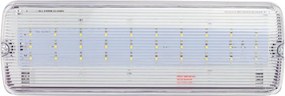 Lampada Emergenza LED S.E. da Soffitto o Parete IP65 - Serie Lux Colore Bianco Freddo 6.000K