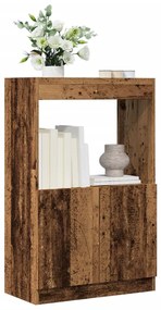 Credenza Legno Antico 63x33x100 Cm İn Truciolato /