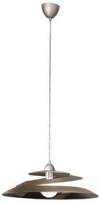 Lampadario Moderno Aragon bronzo paralume bronzo E27 Ø53cm LA MIA LUCE