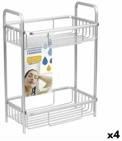 Scaffale da Bagno Confortime Alluma 29 x 18 x 40 cm (4 Unità)