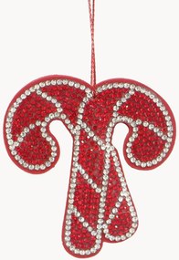 Set di 2 addobbi di Natale in vetro Jewel
