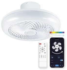 Ventilatore da Soffitto con Luce KSIX Siroco G (3000k - 6500k)