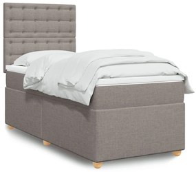 Giroletto A Molle Con Materasso Tortora 90x200 Cm İntessuto /