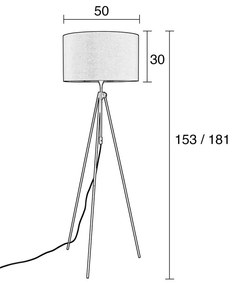 Lampada da terra verde Lesley - Zuiver