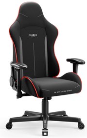 Sedia da gioco LED Diablo X-Starter: nero