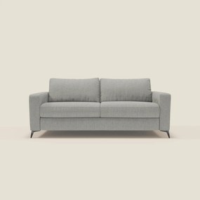 Alaya Divano letto matrimoniale dai morbidi cuscini in tessuto impermeabile T03 grigio chiaro