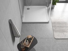 Mexen Flow piatto doccia quadrato slim 95 x 95 cm, bianco lucido - 46S109595