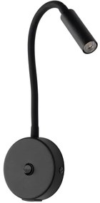 Lampada da parete con USB port LAGOS 1xG9/3W/5V nero