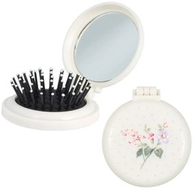 Specchio cosmetico tascabile con pettine Asta - Green Gate