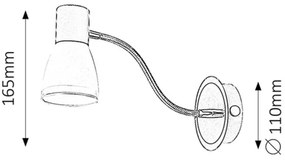 Rabalux 5975 - Faretto ATI E14/15W