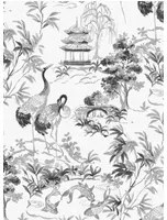Coordonne Tapete Ming Pagoda - Nacre