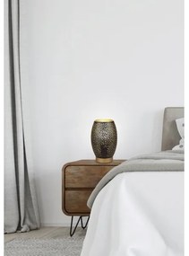 Lampada da tavolo Venus 1xE27/60W/230V nero/oro