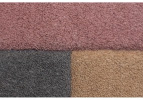 Tappeto in lana marrone 60x230 cm Collage - Flair Rugs