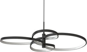 Lampada a sospensione LED su cavo RIBBON LED/37W/230V 4000K nero