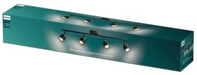 Philips - Faretto NIALL 4xGU10/5W/230V nero/ottone