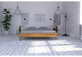 Letto matrimoniale in rovere 160x200 cm Retro - The Beds