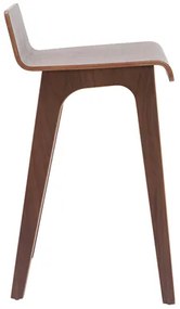 Sedia da bar legno scuro BALTIK