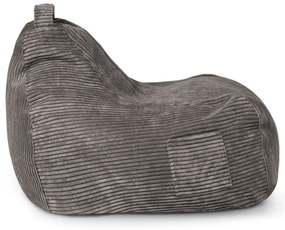 Pouf a sacco per bambini blu con rivestimento in velluto a coste Game Amuse – SLOWDOWN