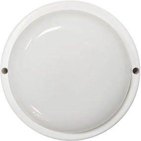 Plafoniera LED da esterno LED/15W/230V 4200K diametro 15,5 cm IP64 bianco