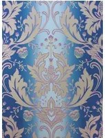 Matthew Williamson Carta da parati Viceroy - Blue/ Lilac/ Gilver