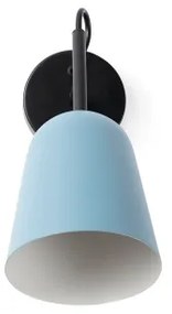 FARO 28274 - Applique STUDIO 1xE14/8W/230V blu/nero