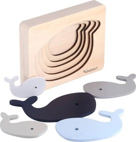 Puzzle in legno Whale – Kindsgut