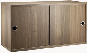Armadietto con ante scorrevoli String System, larg. 78 x prof. 30 cm