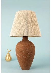 Lampada da tavolo 1xE27/40W/230V marrone/color crema