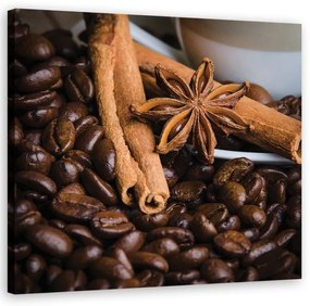 Quadro su tela, Anya Star and Coffee