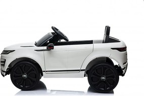 Macchina Elettrica per Bambini Licenza Land Rover Evoque 12V con Telecomando Bianco...
