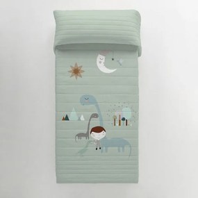 Piumino Reversibile Haciendo el Indio Jurassic Green - Letto da 105 (200 x 260 cm)