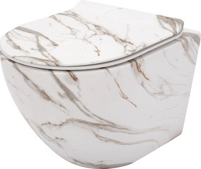 Vaso WC sospeso Rea Carlos Slim Lava Mat Mini